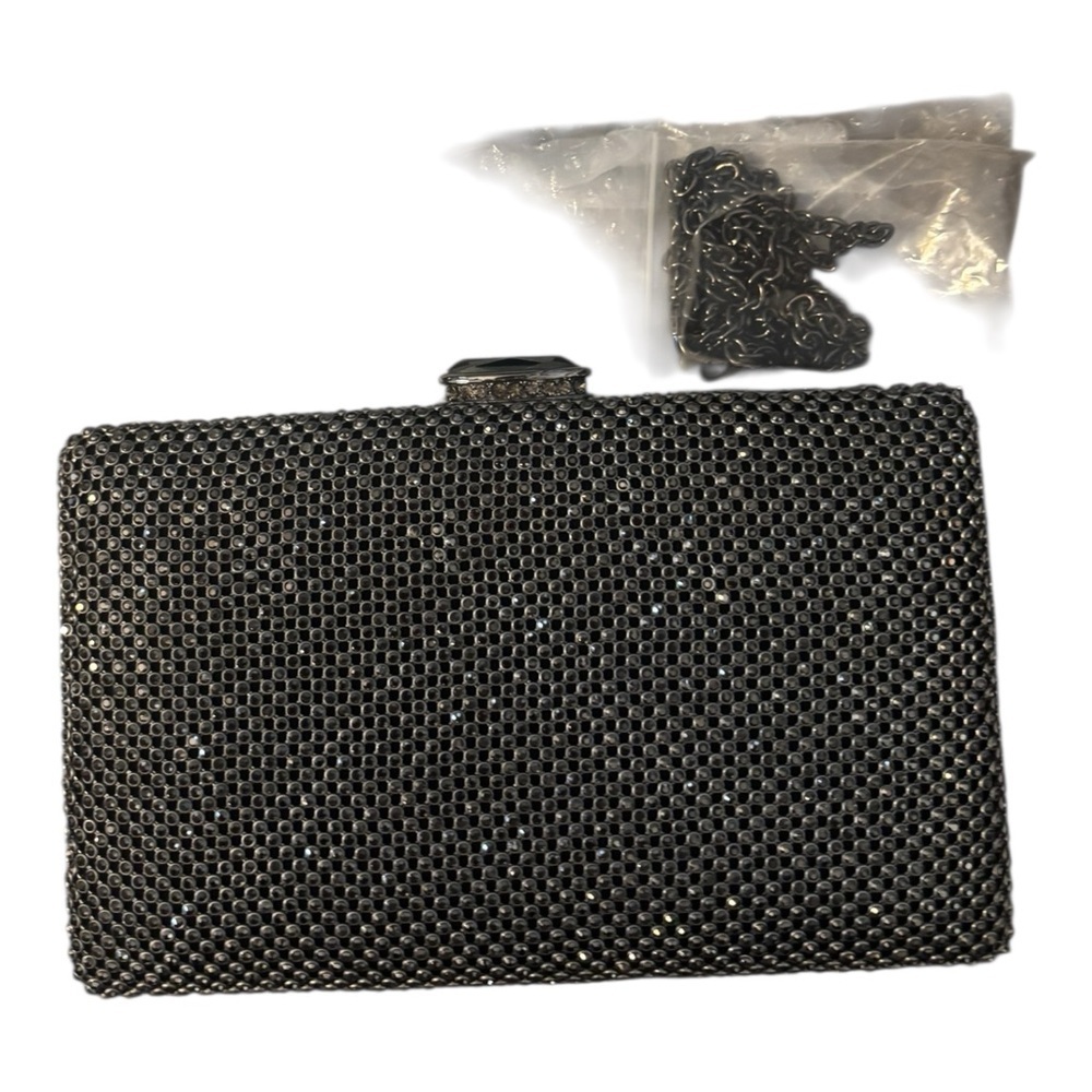 Adrienne Vittadini Pewter Evening Bag NEW